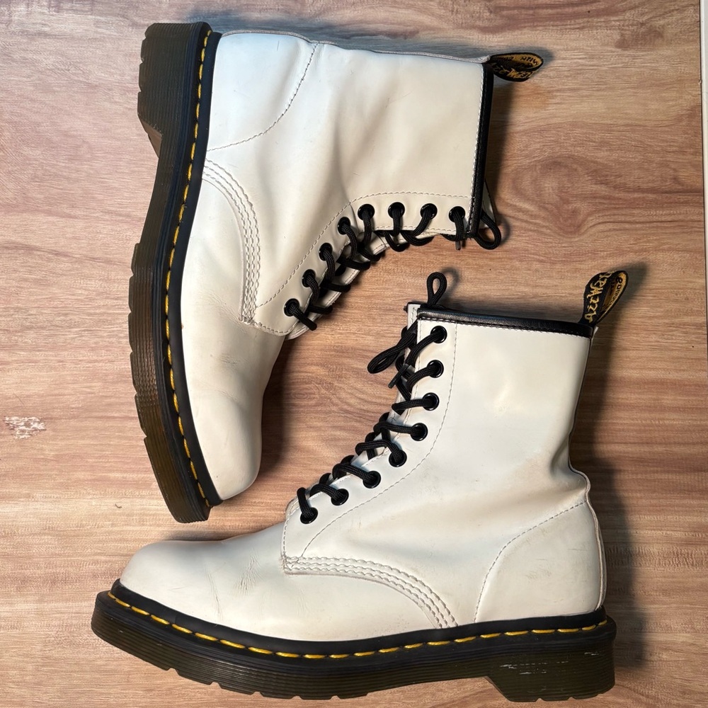 Dr. Martens White 1460 boot